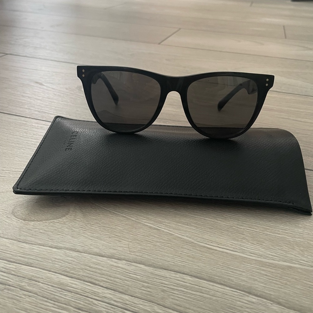 Authentic Celine black Sunglasses with Black Case